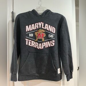 Retro Brans Maryland Terrapins Hoodie - size youth Medium